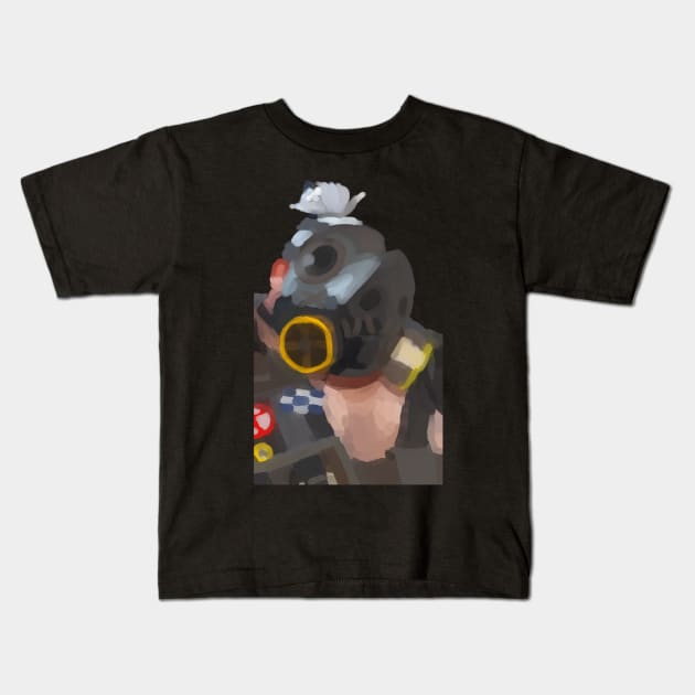 Roadhog watercolor Kids T-Shirt by Skrayer1219